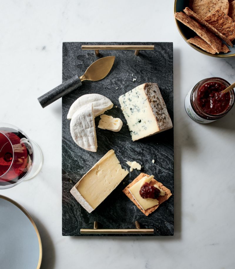 Use a Marble or Slate Board for Visual Drama