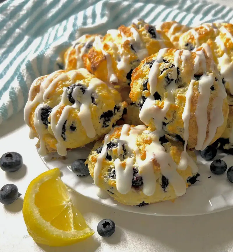 Lemon Blueberry Biscuits
