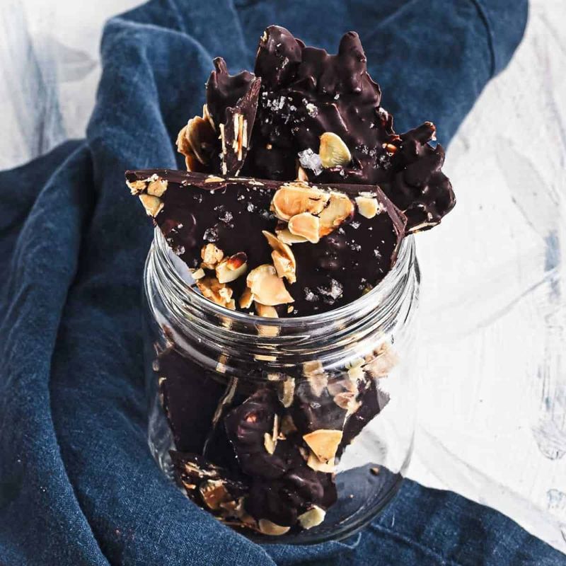 Dark Chocolate Bark with Nuts