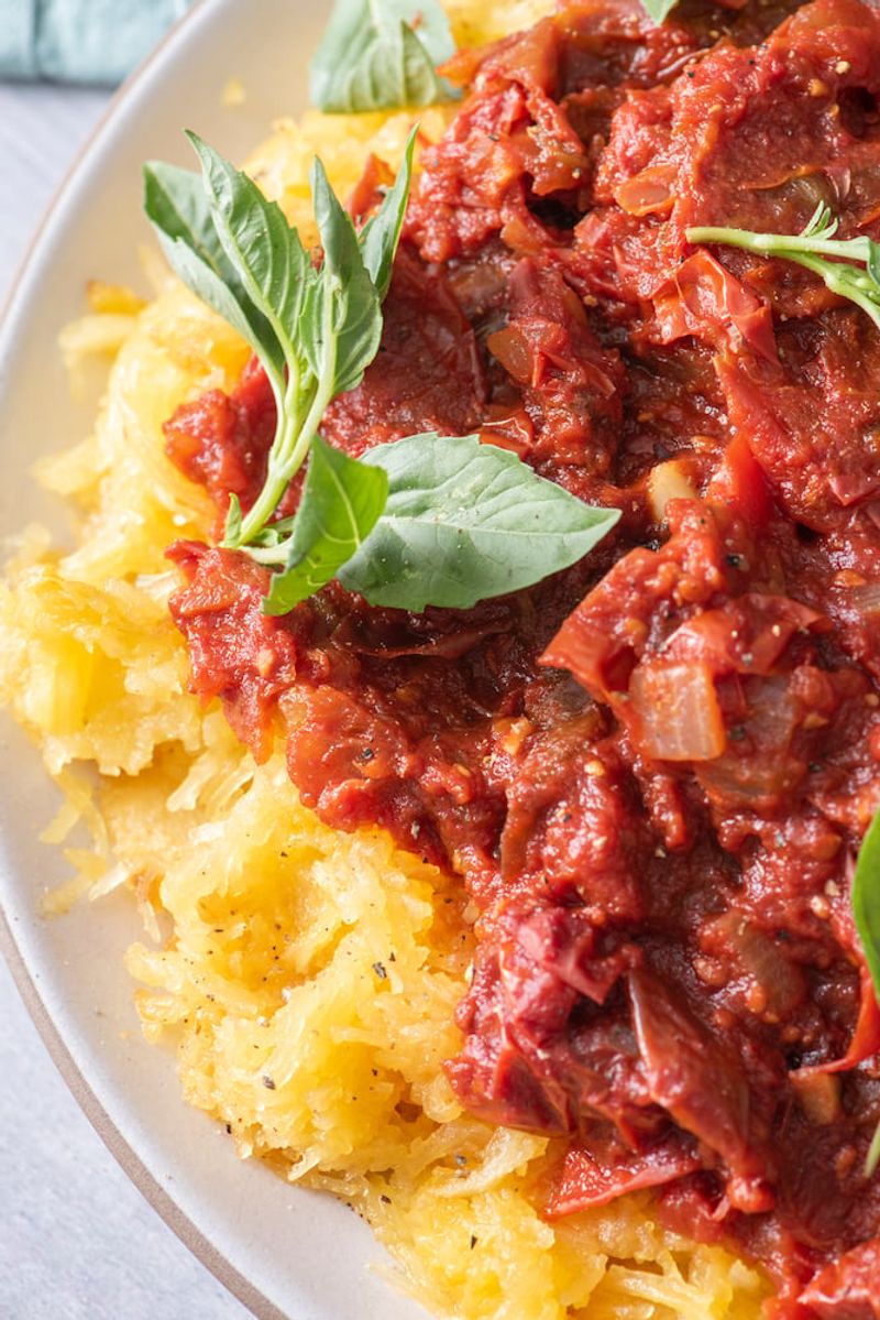 Spaghetti Squash with Marinara