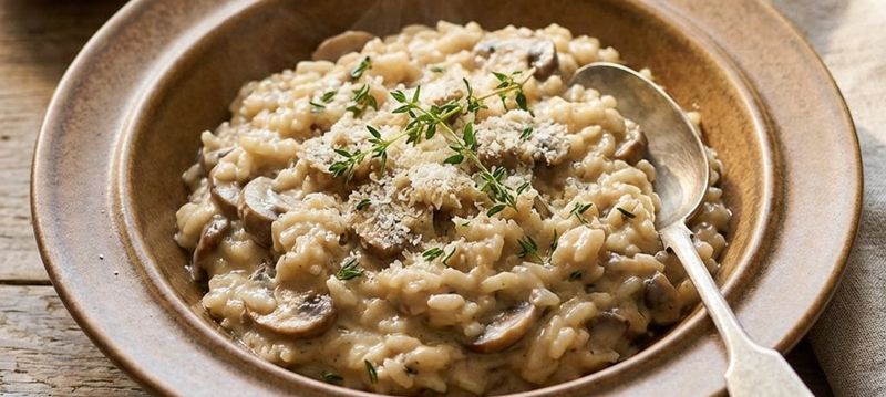 Creamy Mushroom Risotto