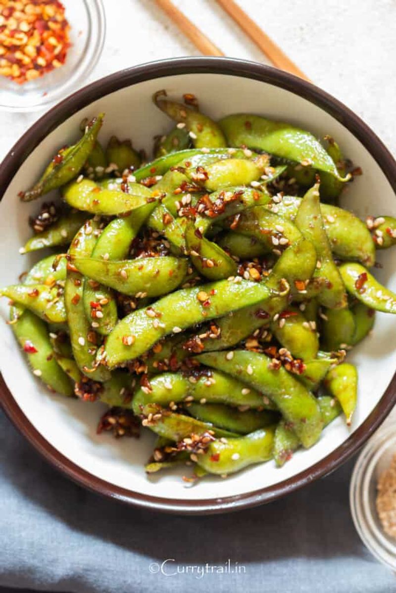 Edamame with Sea Salt and Sesame