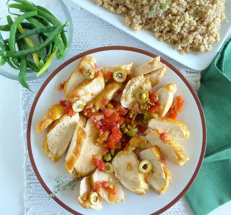 Pollo a la Sevillana (Chicken Seville Style)