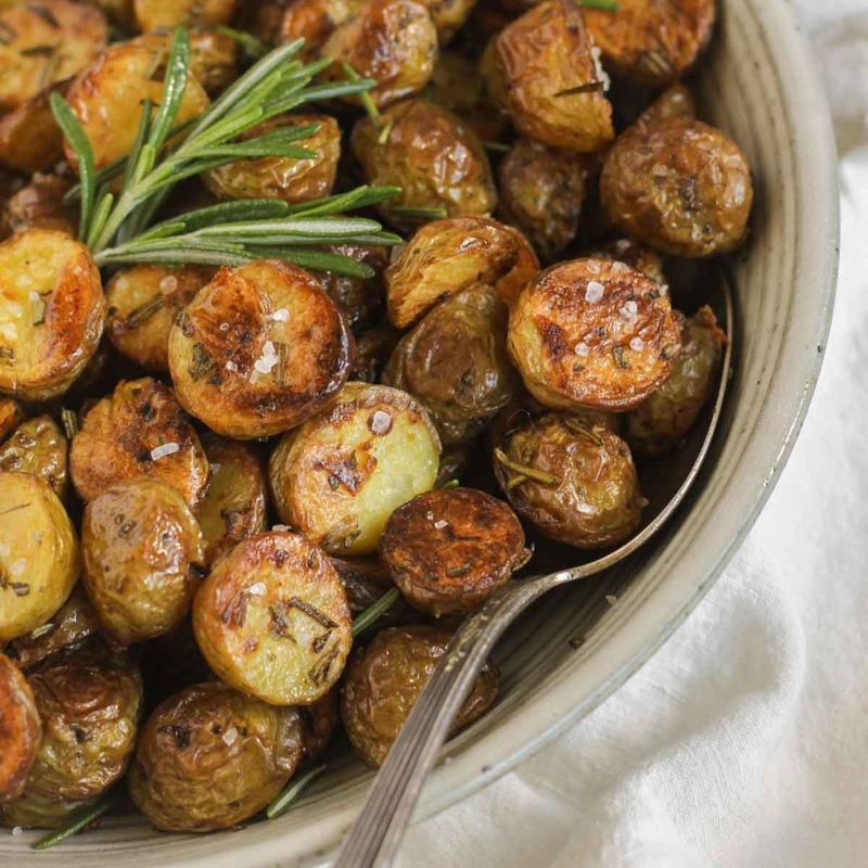 Roasted Baby Potatoes with Rosemary