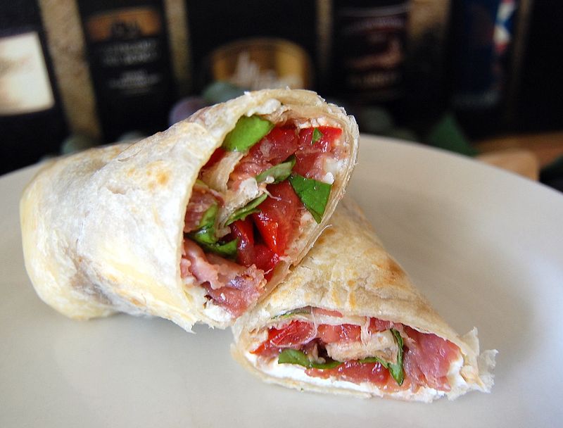 Caprese Inspired Prosciutto Wrap