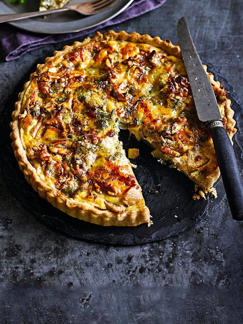 Blue Cheese and Walnut Tart