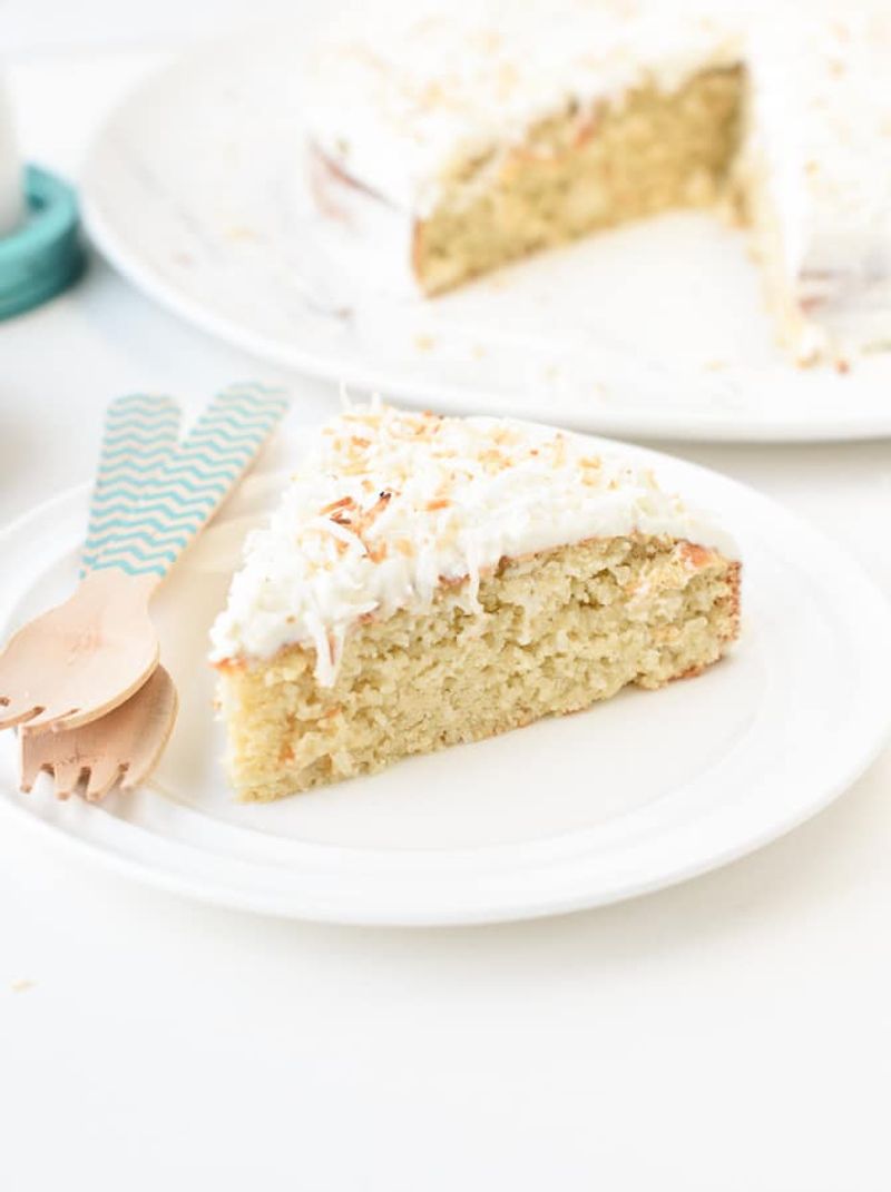 Coconut Flour Vanilla Cake