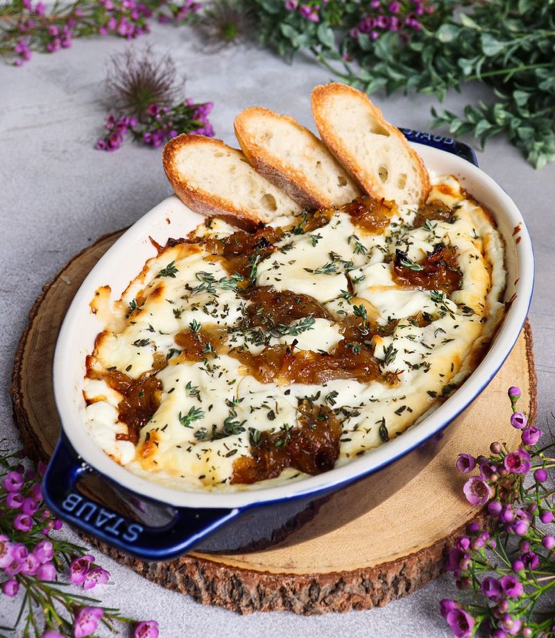 Caramelized Onion and Goat Cheese Dip