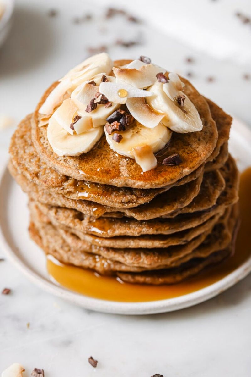 Banana Oat Pancakes