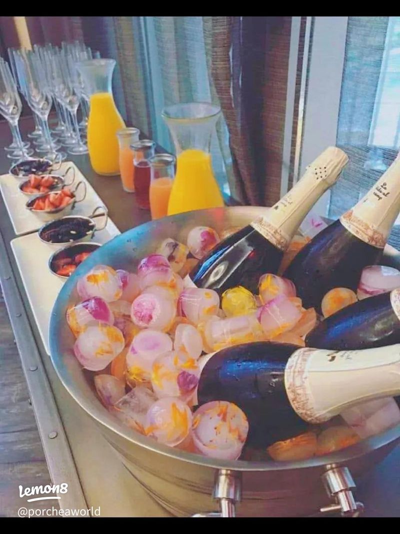 Strawberry Lemonade Mimosa Bar