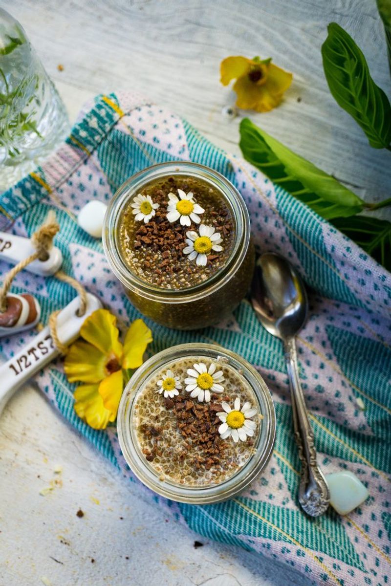 Chamomile-Infused Chia Pudding