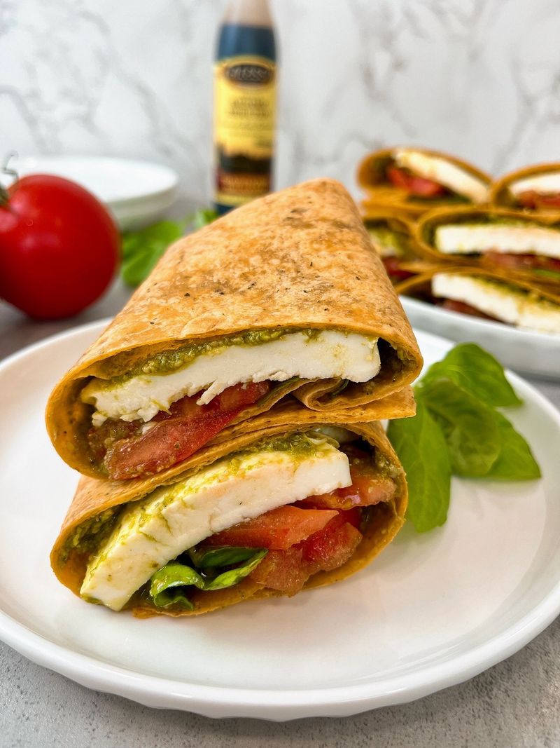 Caprese Wrap with Fresh Basil