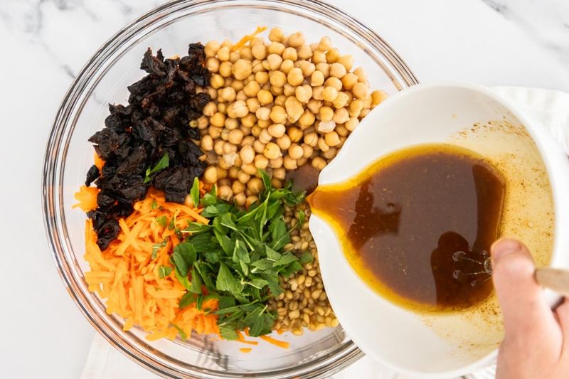 Moroccan Chickpea and Carrot Salad