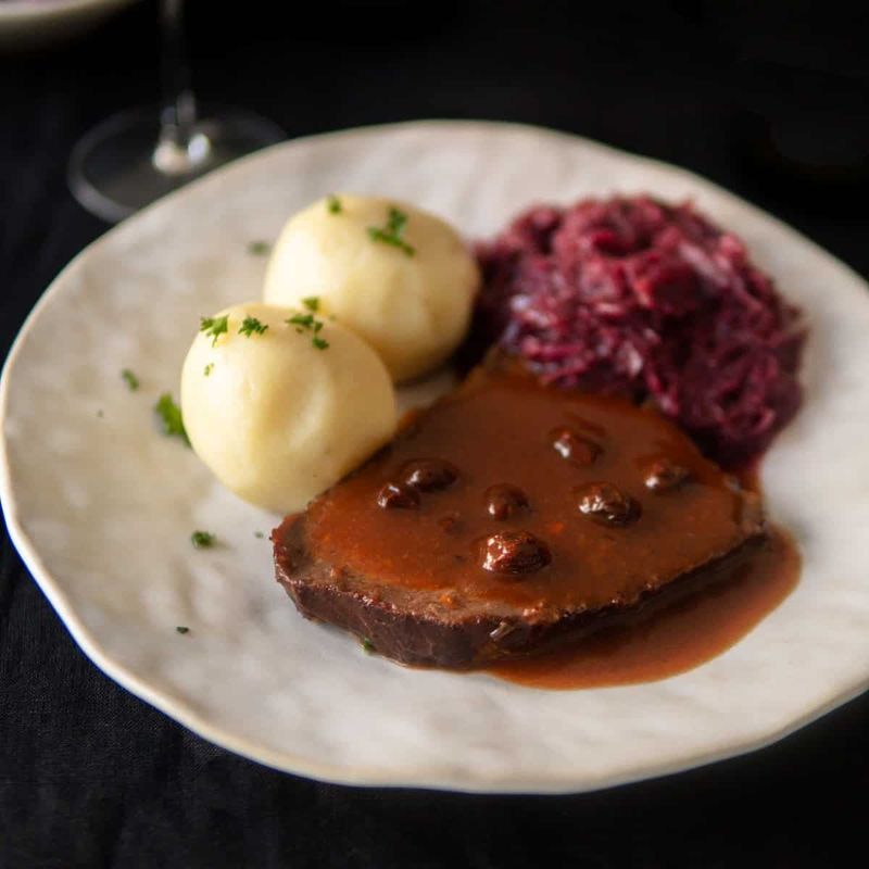 Sauerbraten-Style Chicken (Chicken in Sour Marinade)