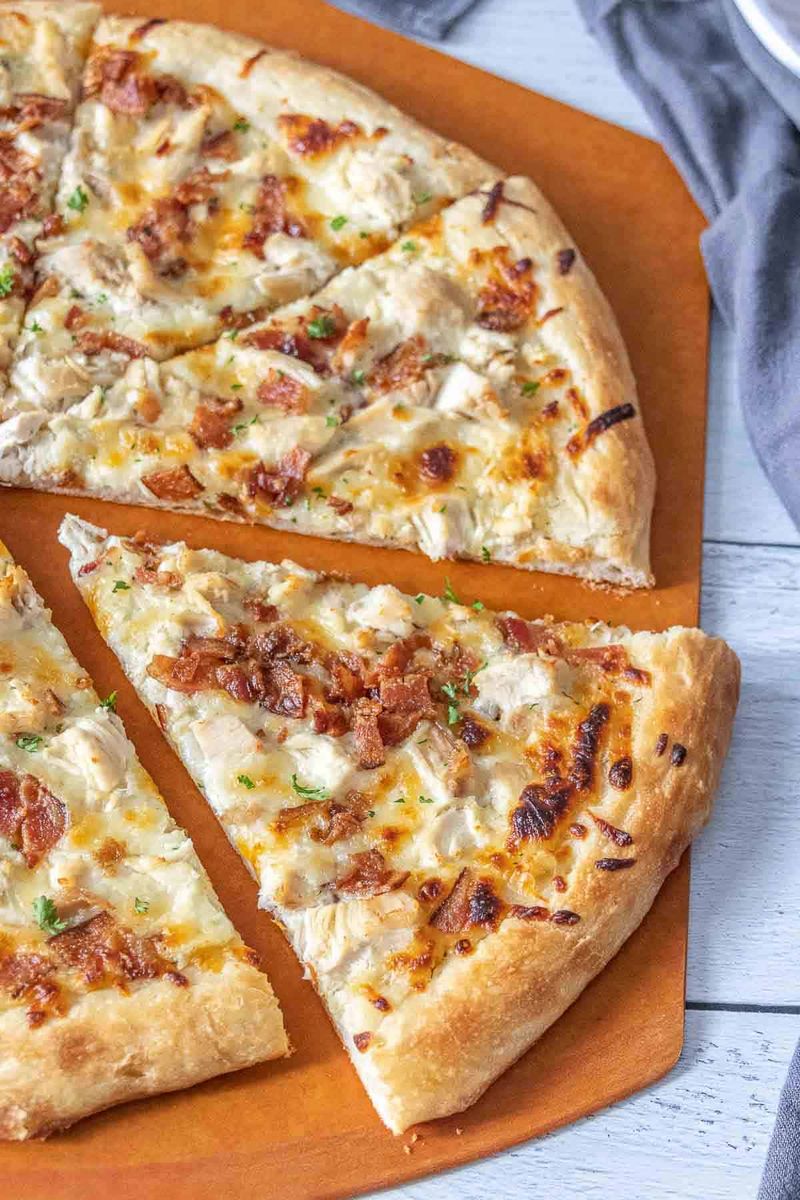 Bacon Ranch Chicken Pizza