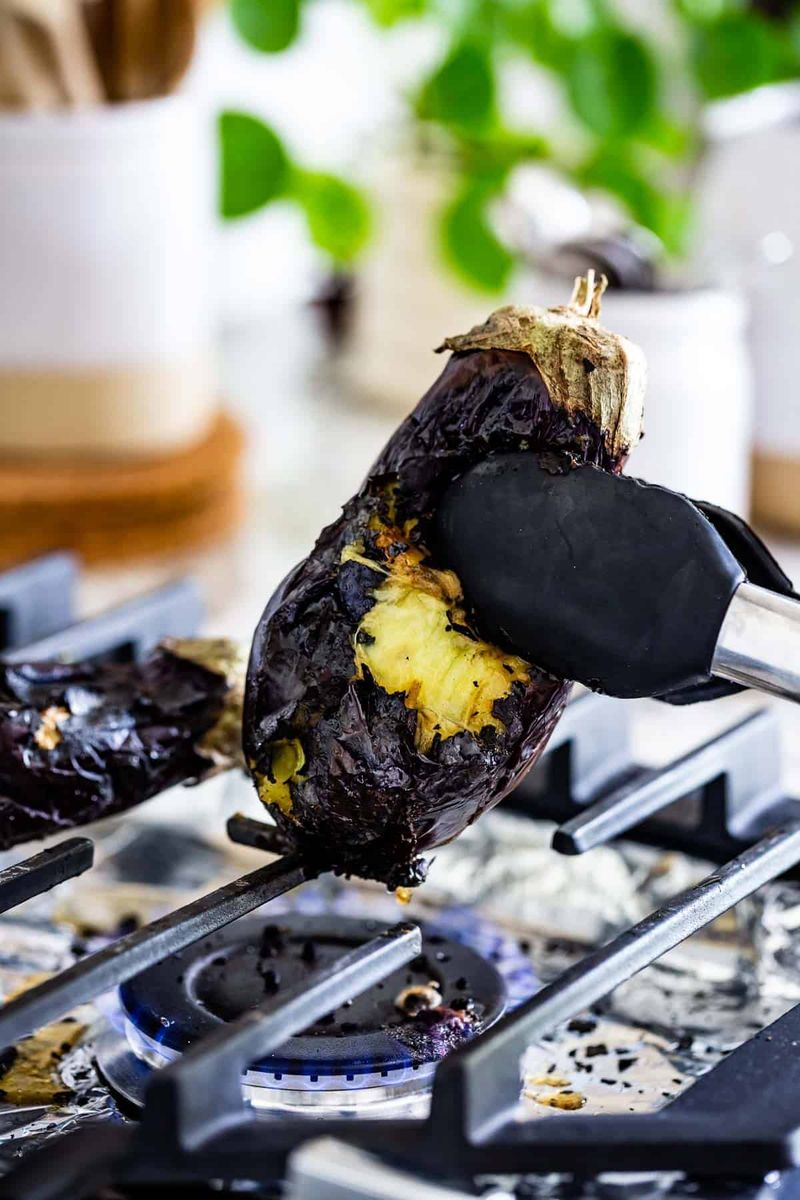 Char-Grill Eggplant for Smoky Dips