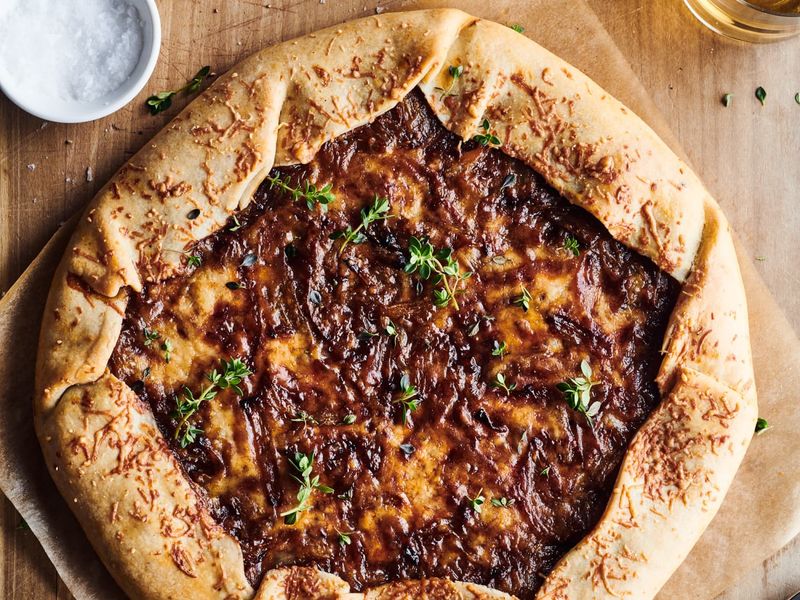 Layer Cheese Into a Savory Galette