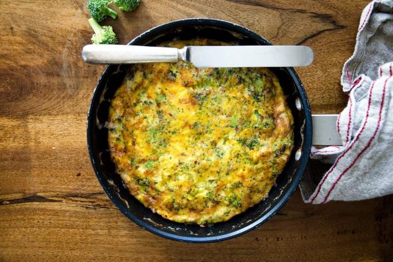 Layer It Into a Broccoli and Cheddar Frittata
