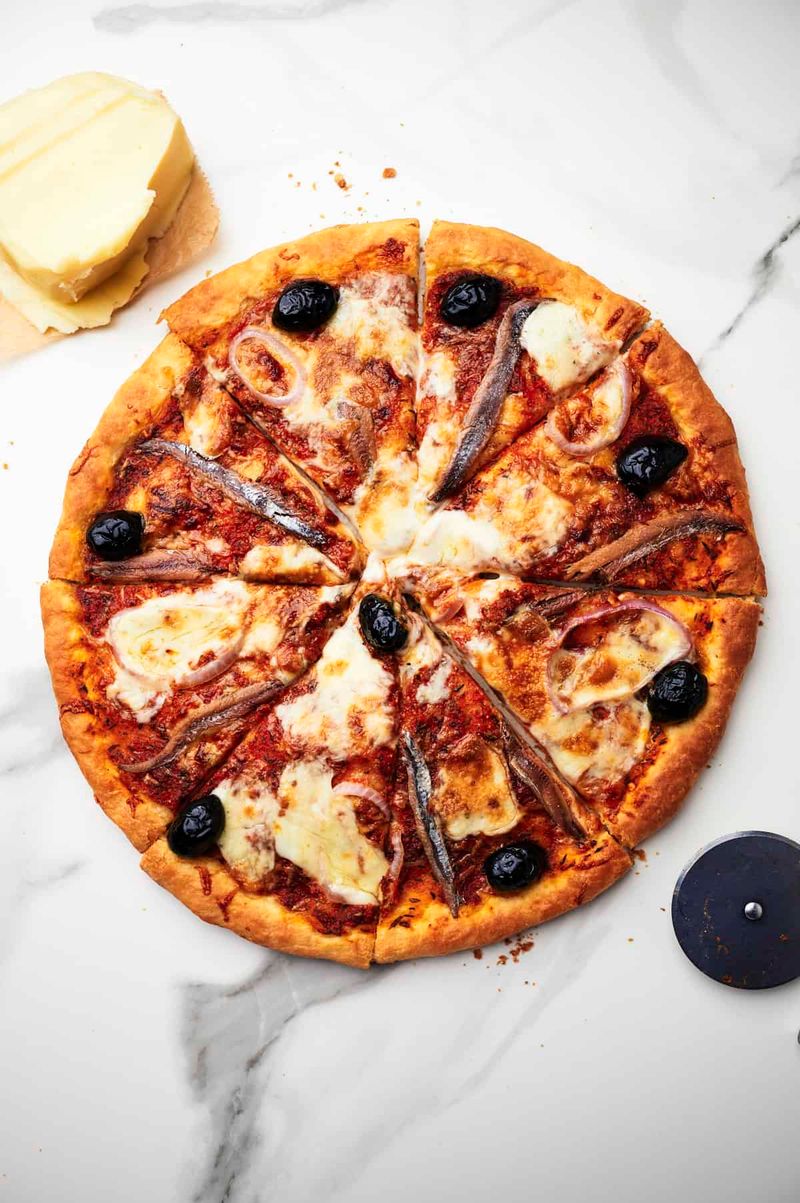 Anchovies on Pizza
