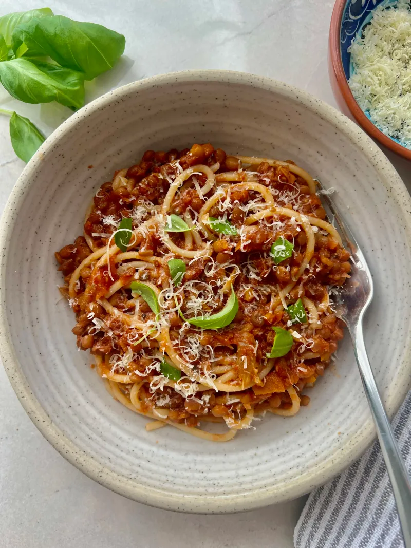Veggie-Packed Spaghetti Bolognese