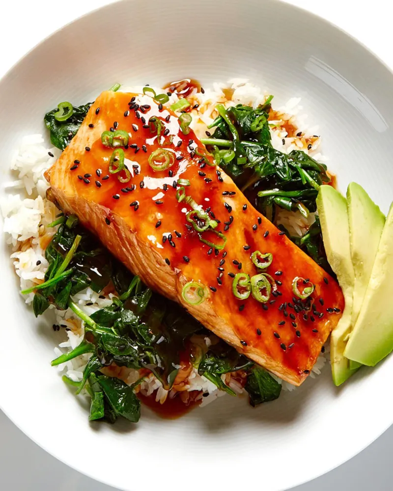 Teriyaki Salmon Bowl