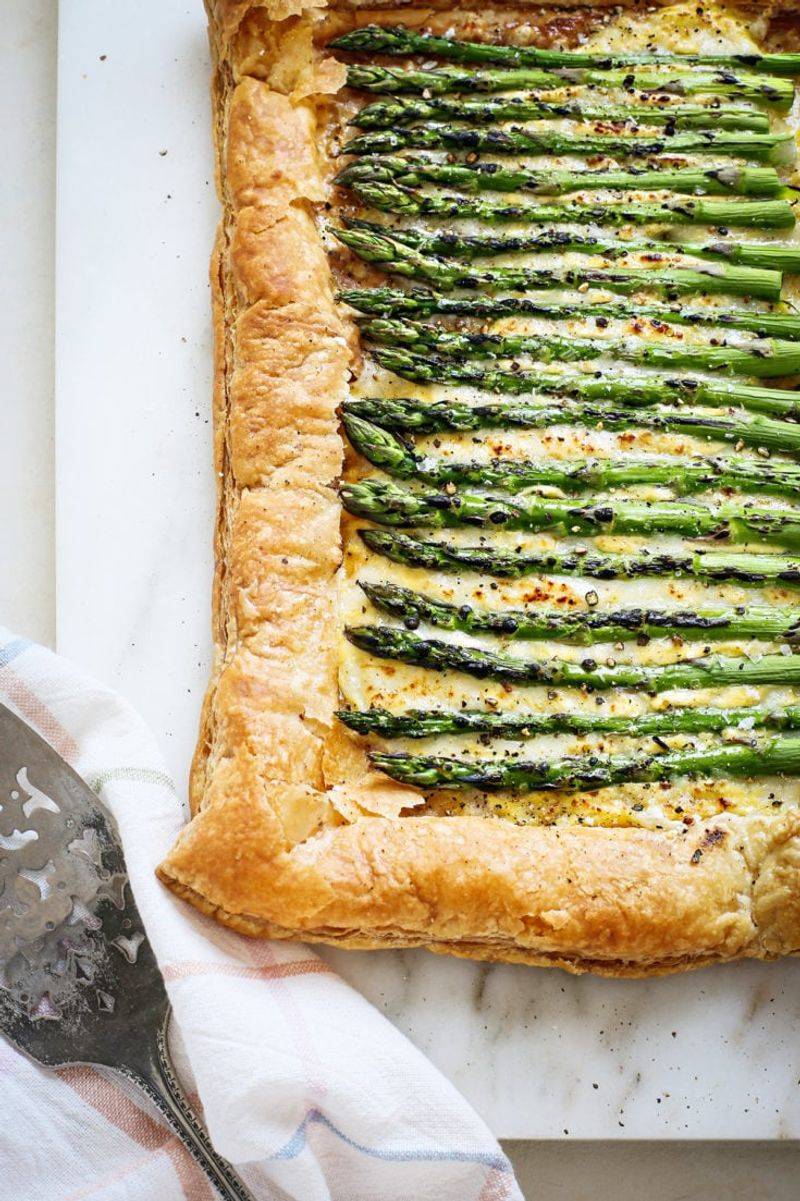 Puff Pastry Asparagus Tart