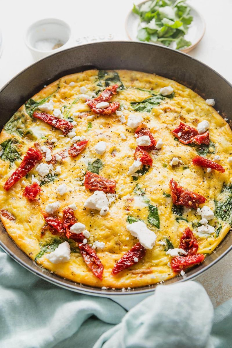 Mini Frittata with Sun-Dried Tomatoes