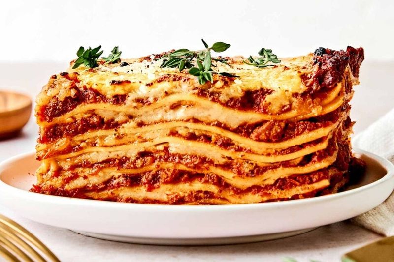Beef Lasagna with Bechamel Sauce