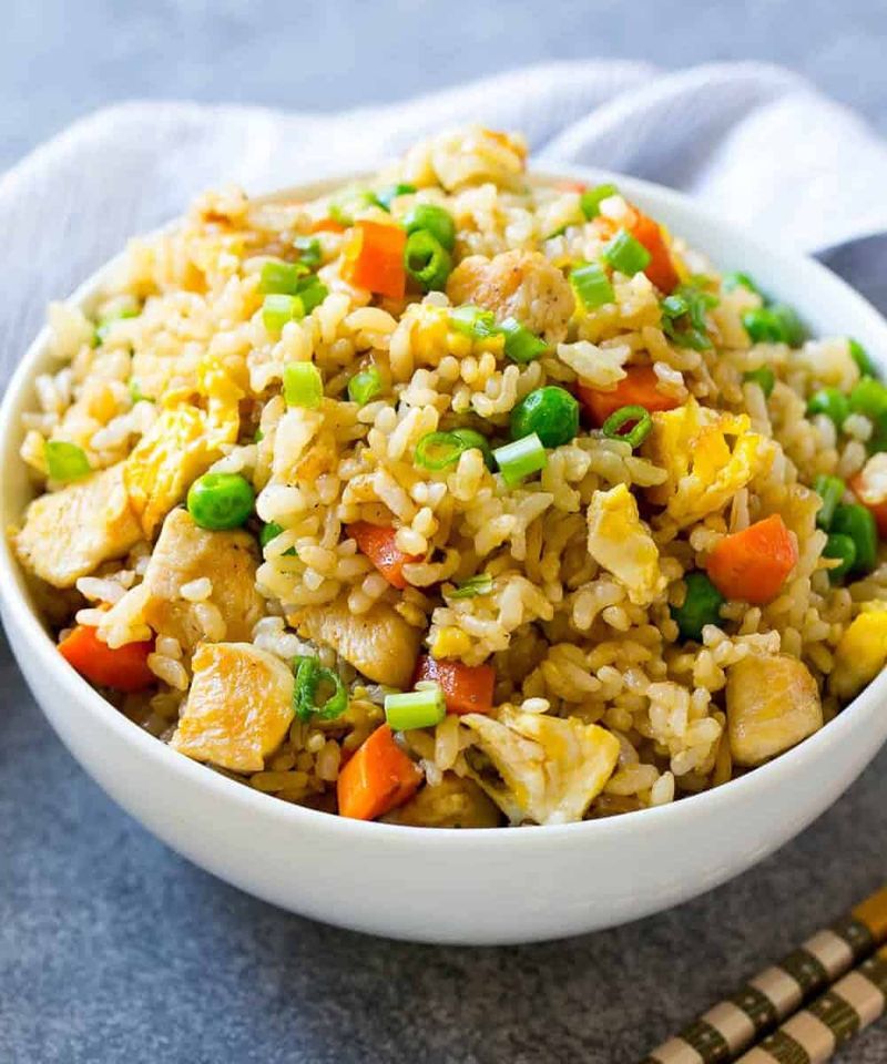 Chicken and Veggie Fried Rice