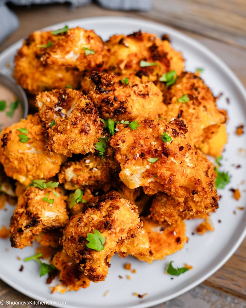 Air-Fried Cauliflower Bites