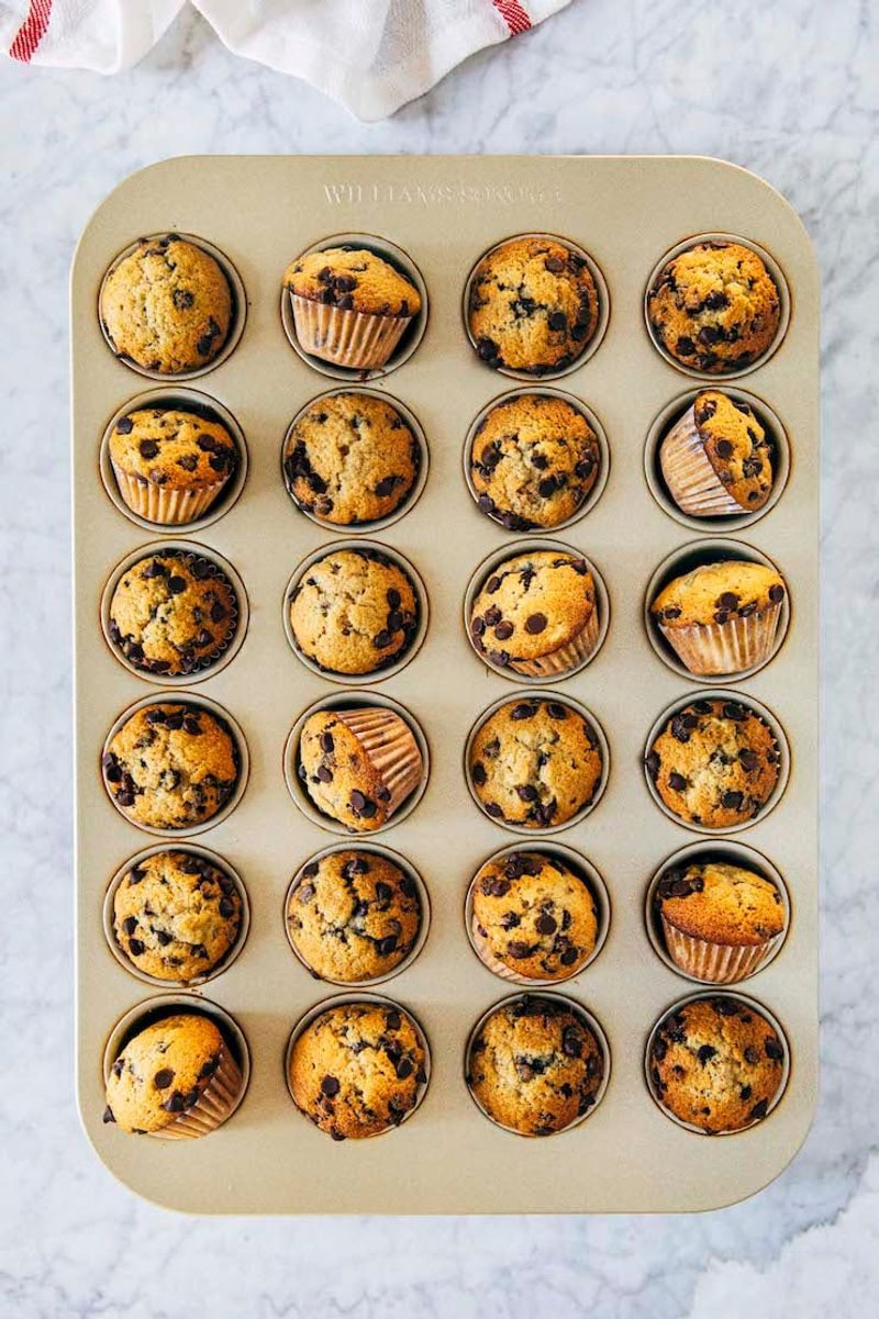 Banana Chocolate Chip Mini Muffins