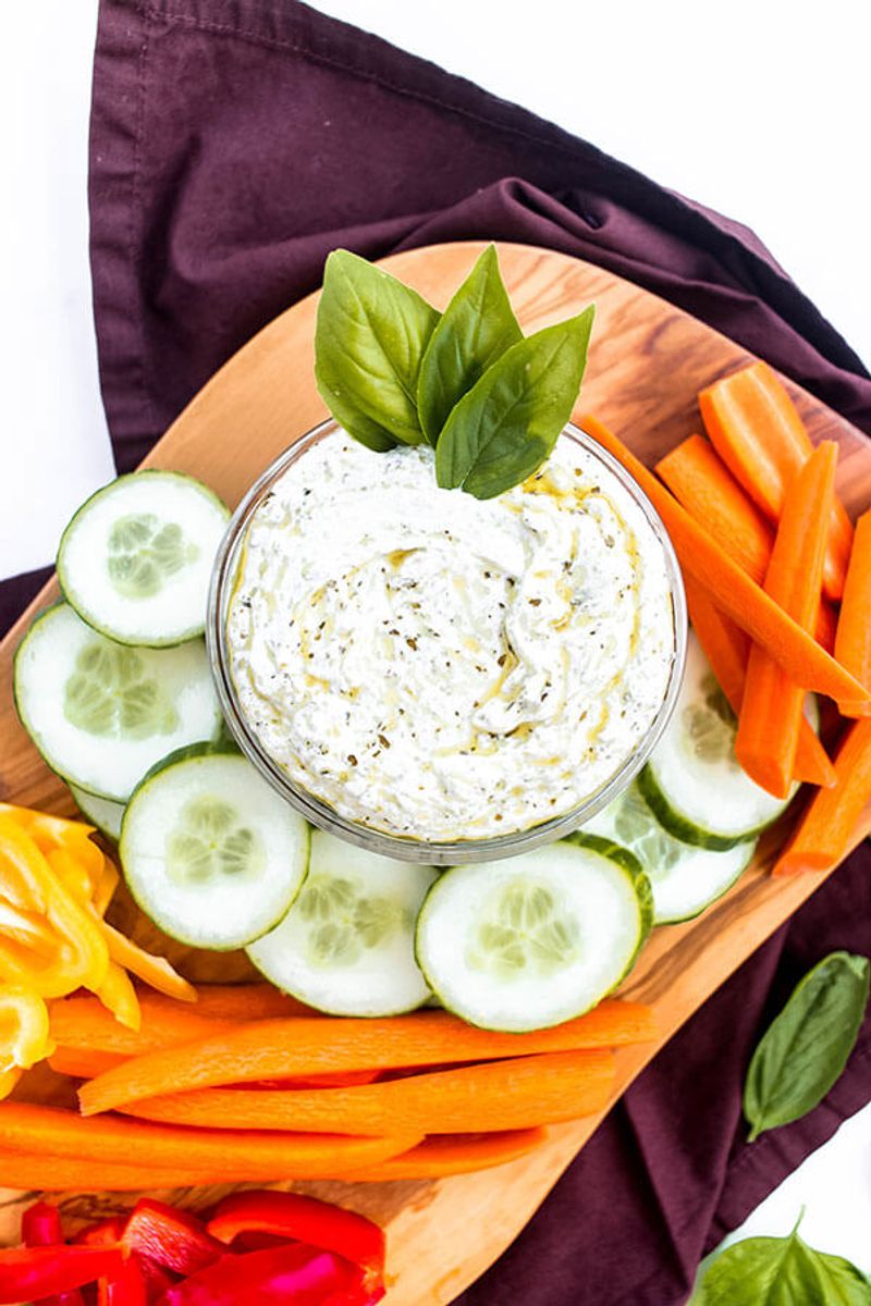Veggie Sticks with Tzatziki