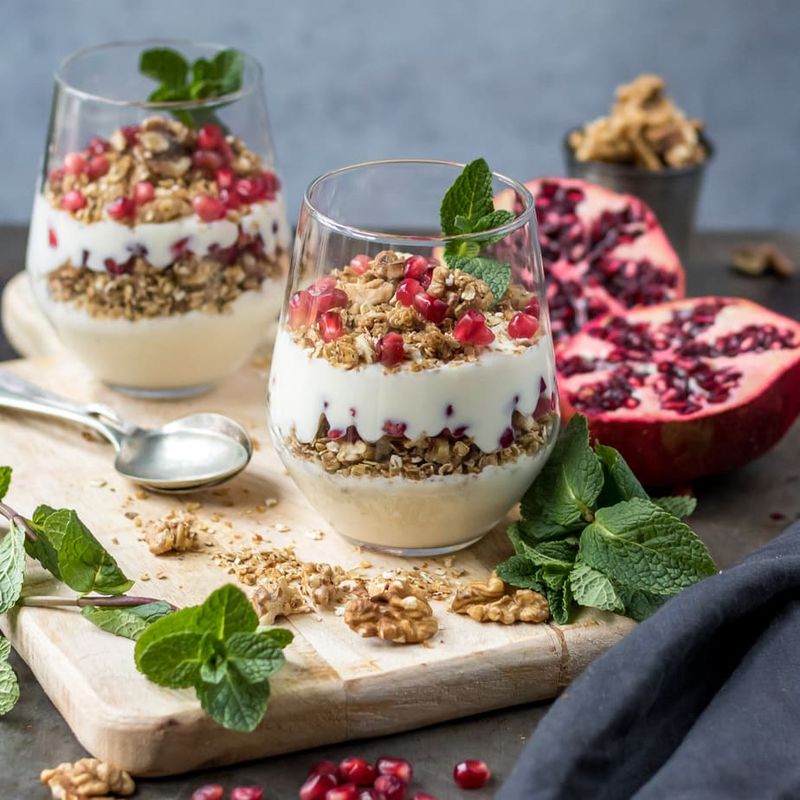 Pomegranate and Walnut Winter Bowl