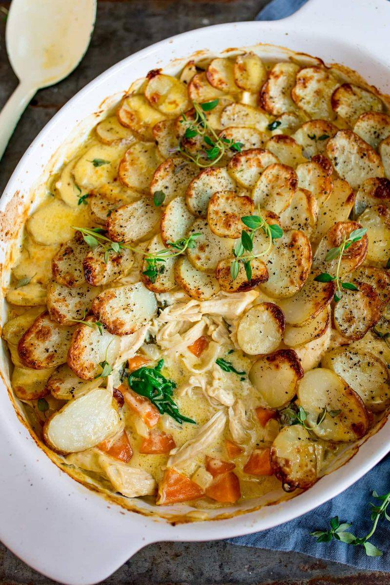 Creamy Chicken And Potato Casserole