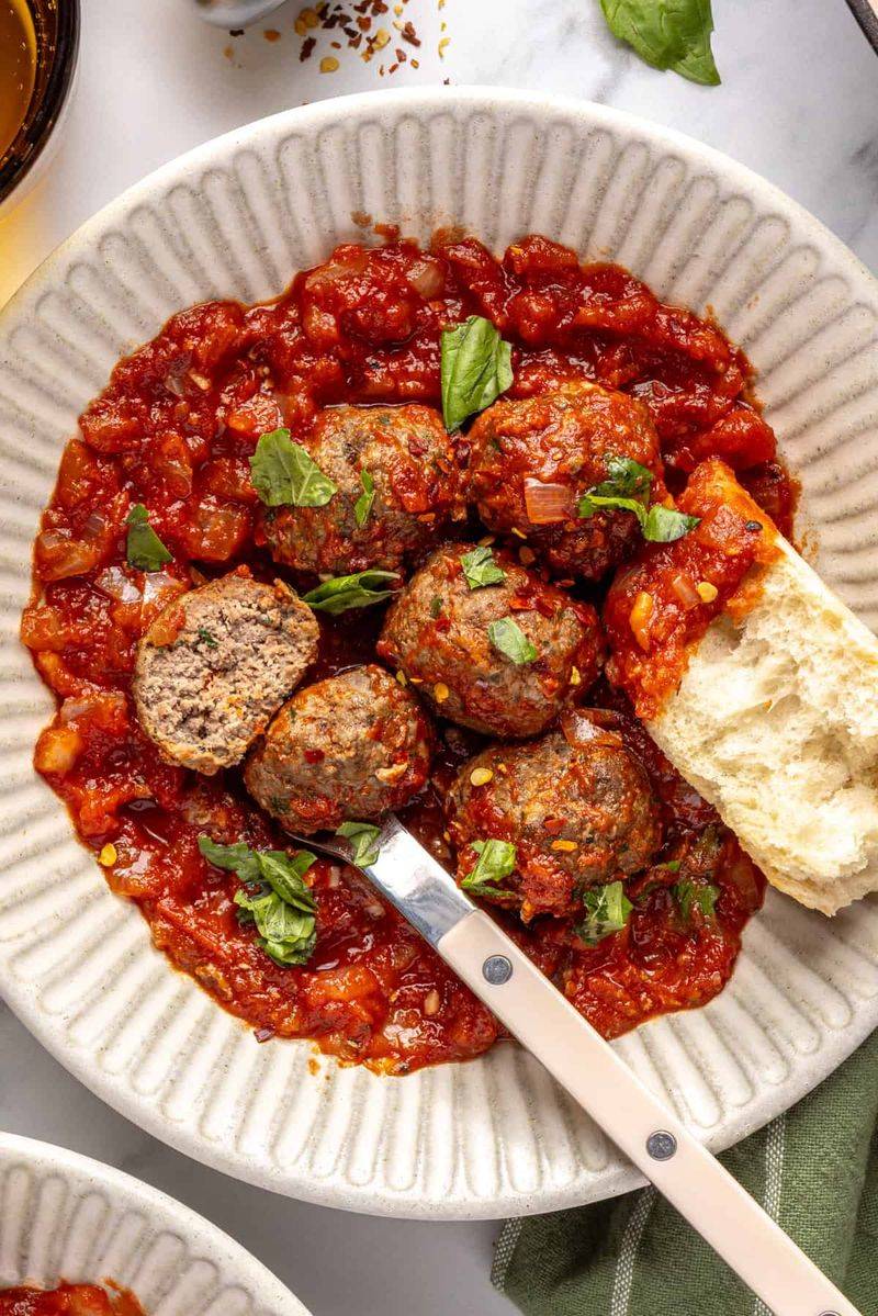 Beef Meatballs in Tomato Sauce