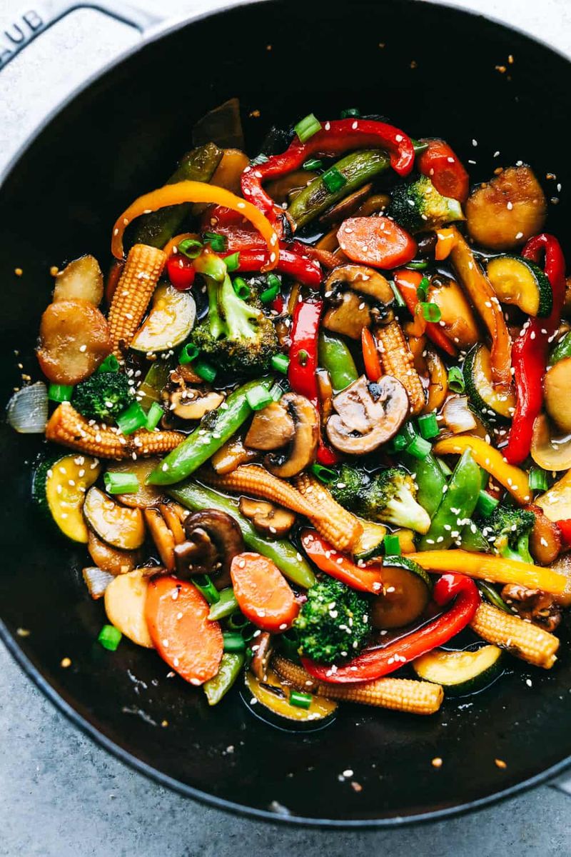 Stir-Fry with Leftover Veggies and Protein