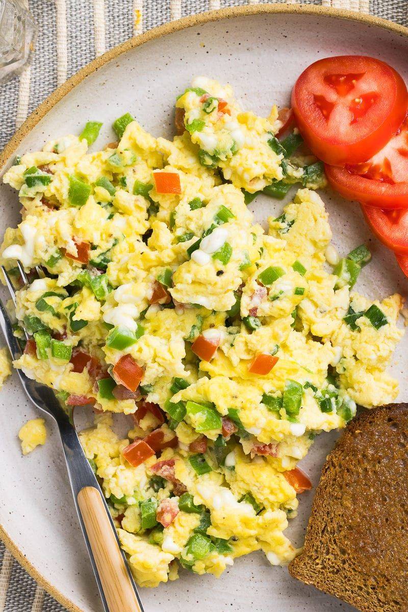 Cottage Cheese and Egg White Scramble