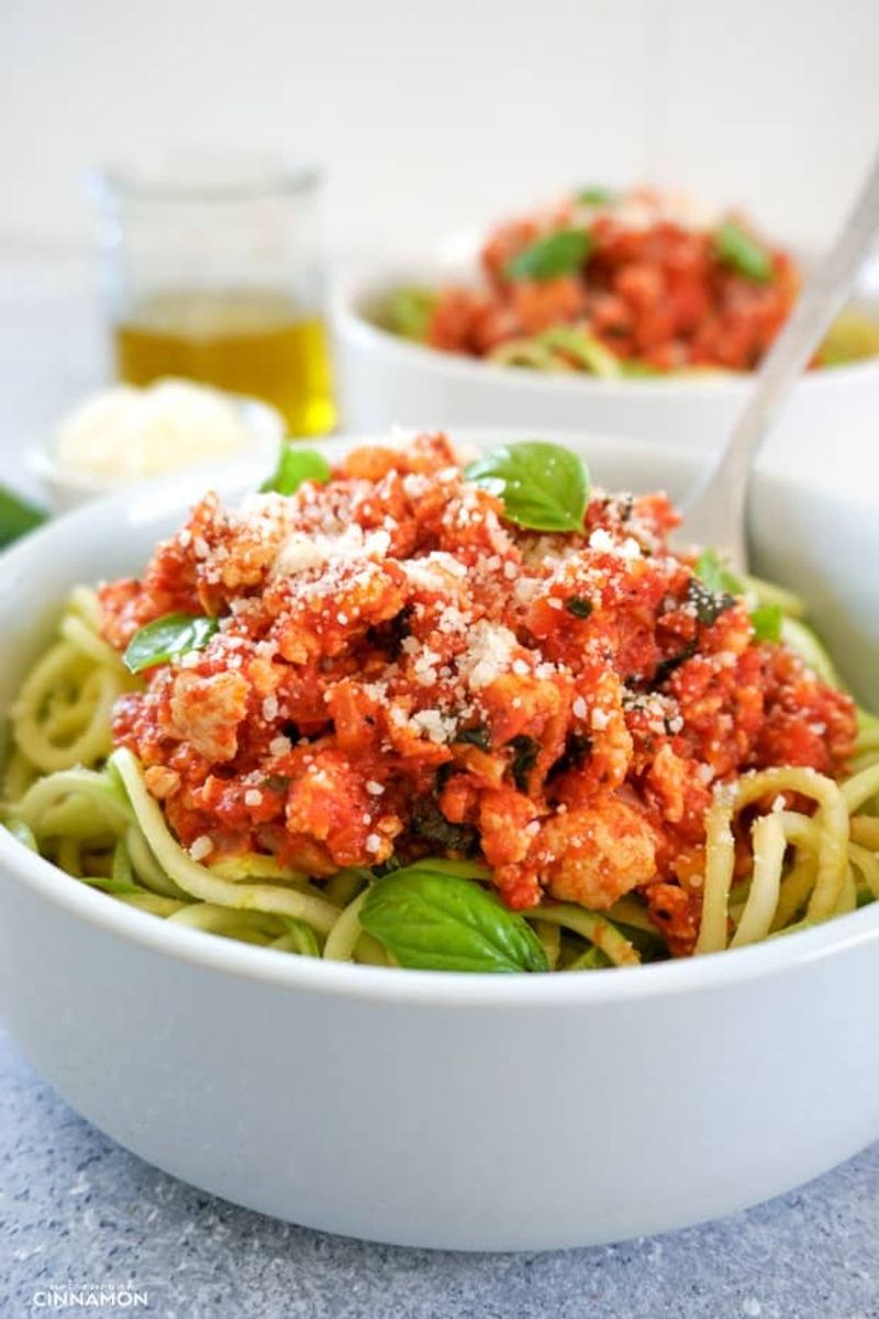 Zucchini Noodles with Turkey Bolognese