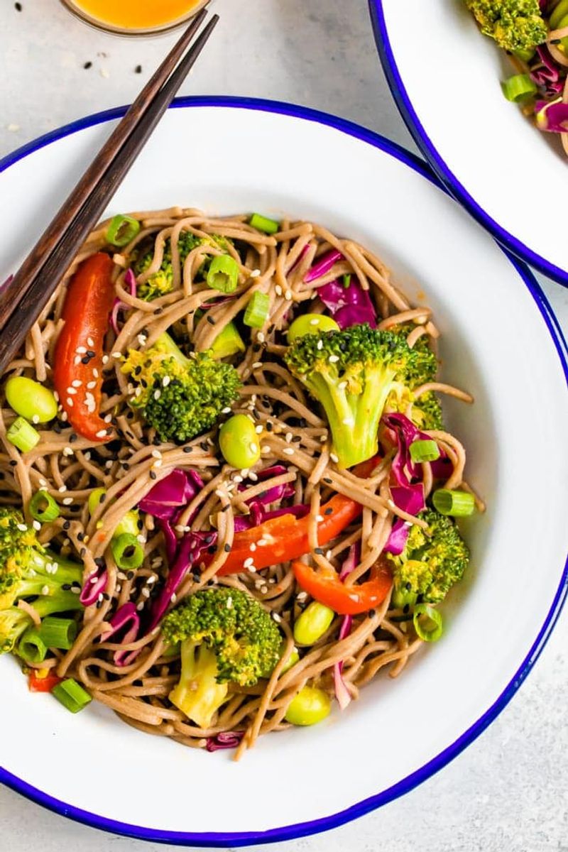Edamame and Soba Noodle Bowl