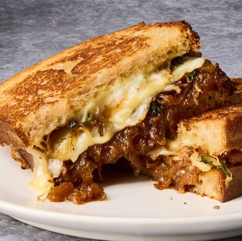 Caramelized Onion and Gruyere Grilled Cheese