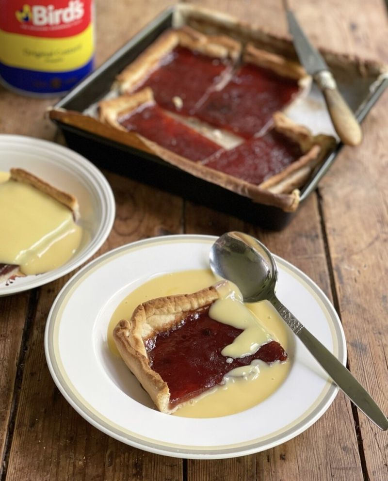 Wheaten Bread and Jam Tart