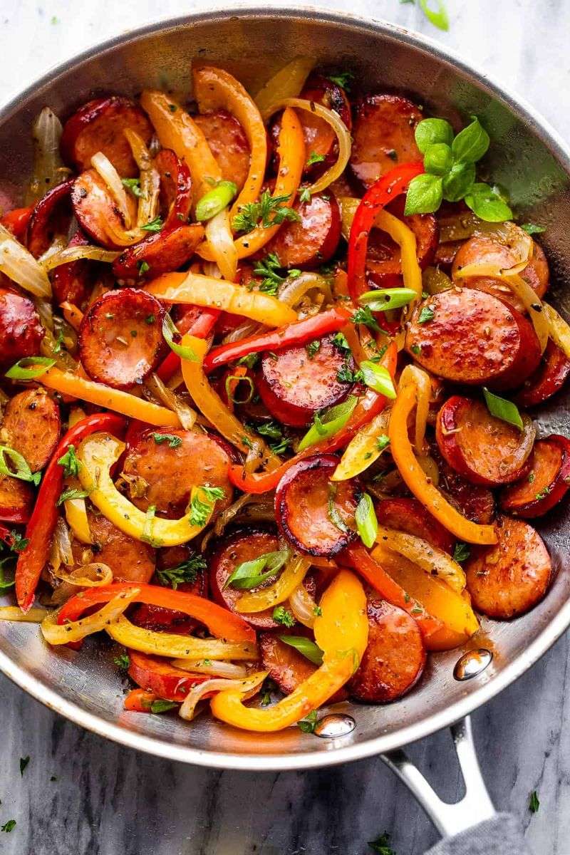 Bell Pepper and Sausage Skillet