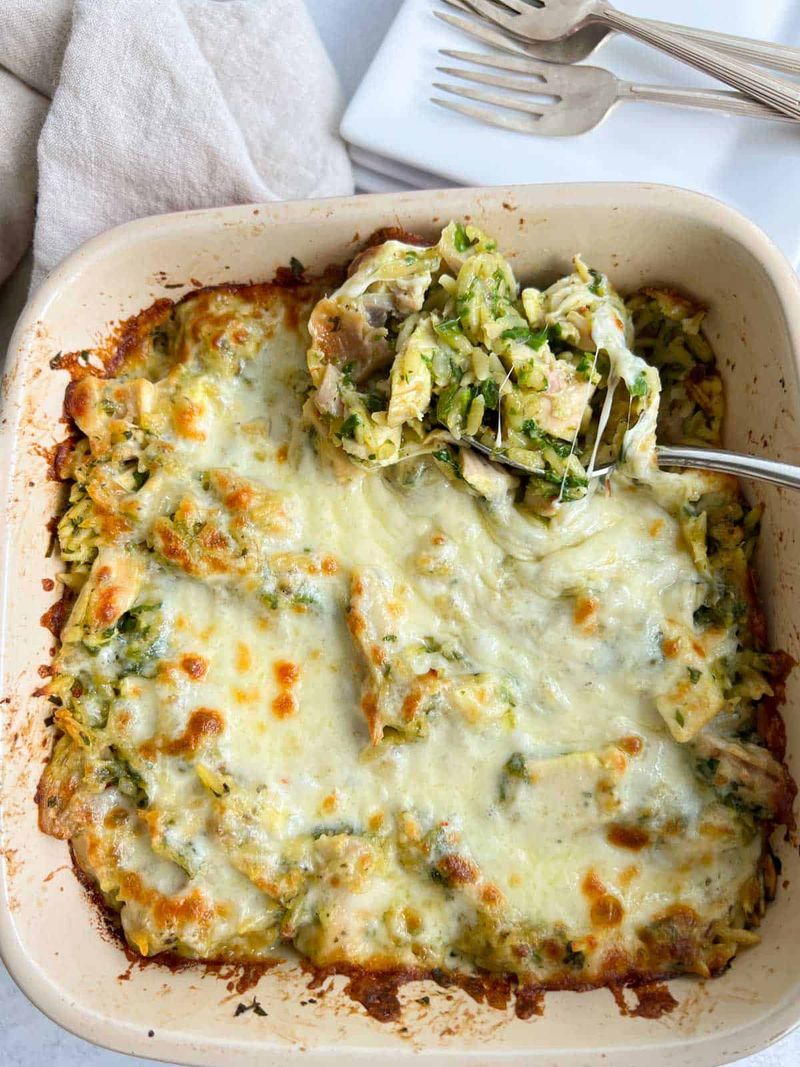 Pesto Chicken and Vegetable Bake