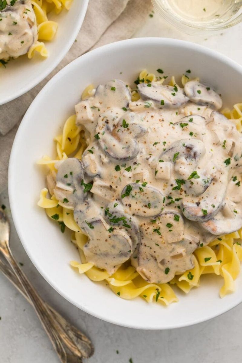 Mushroom Stroganoff