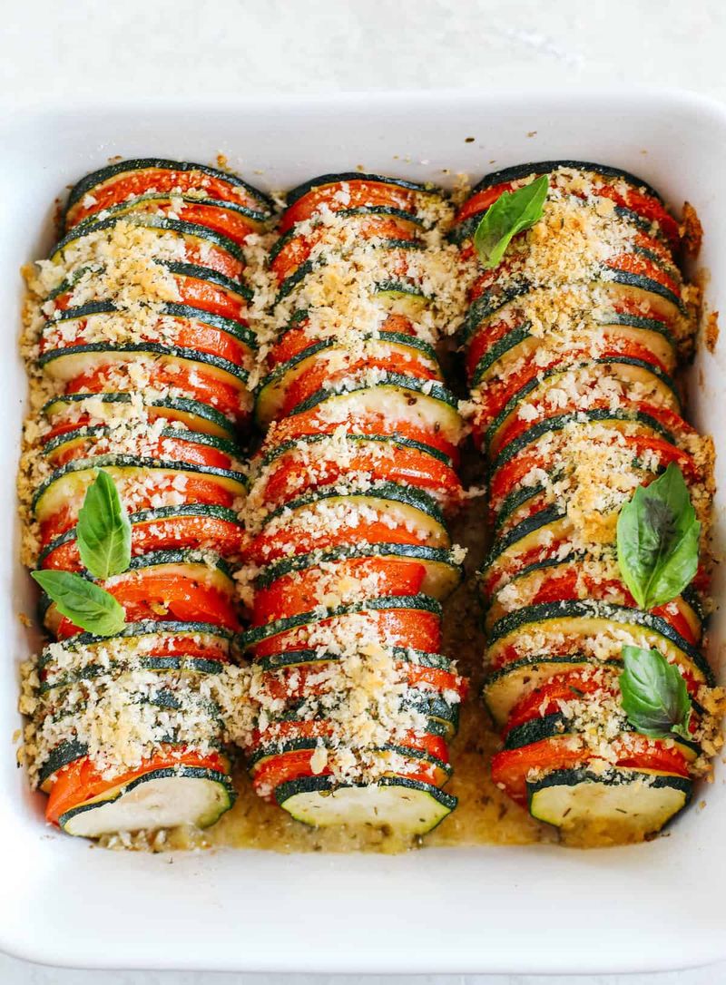 Zucchini and Tomato Gratin