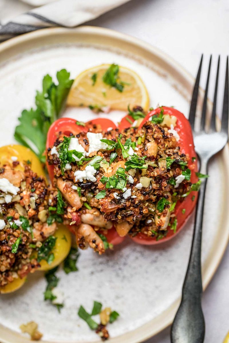 Mediterranean Stuffed Bell Peppers