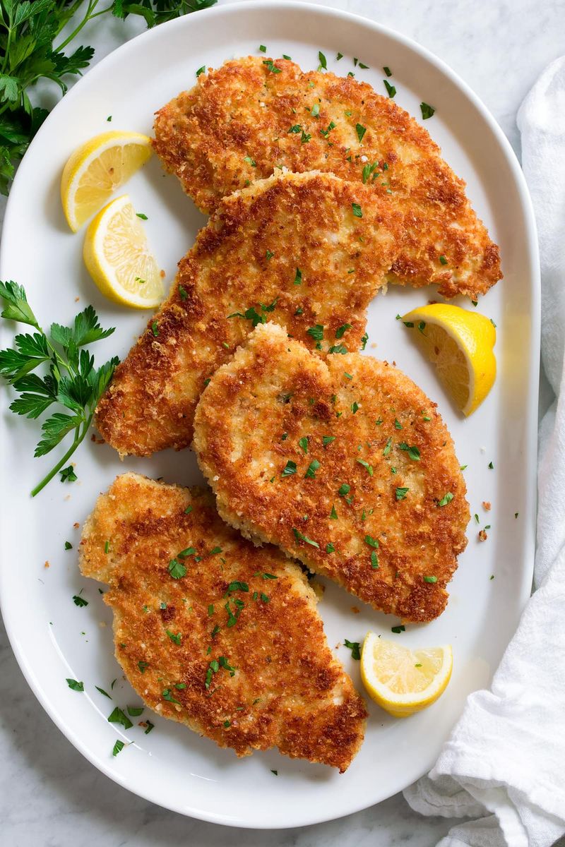Crust Proteins With a Parmesan Coating