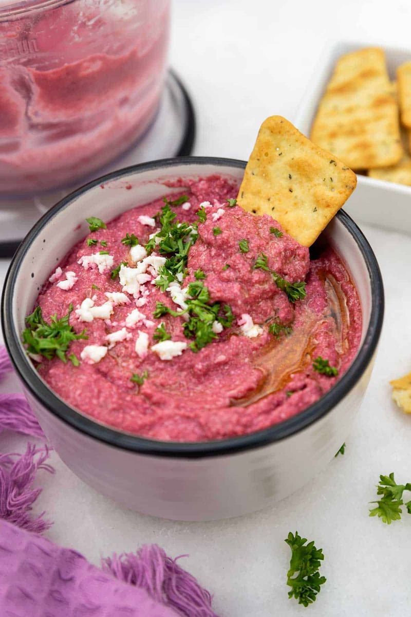 Beetroot and Goat Cheese Popcorn (Denmark)