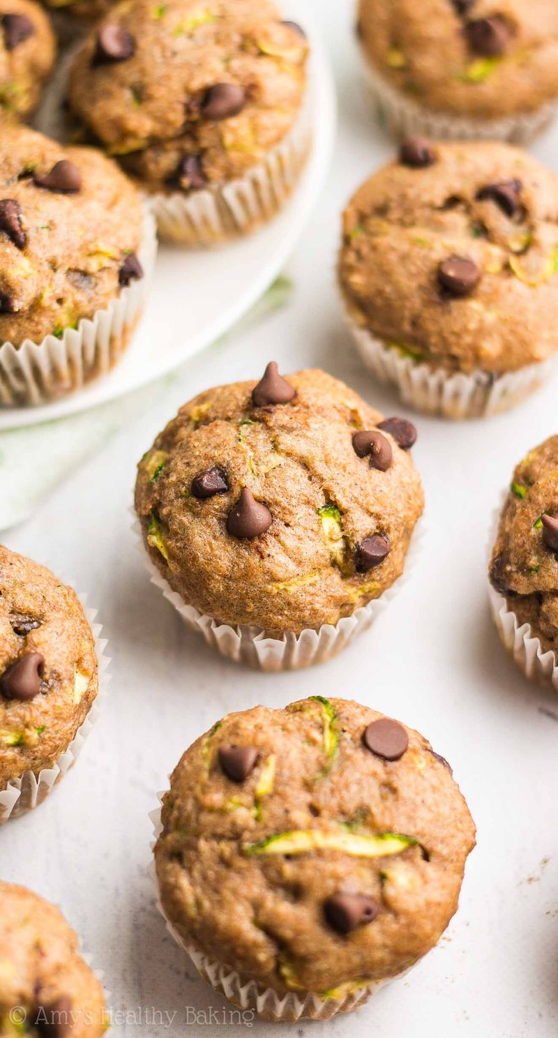 Zucchini Chocolate Chip Muffins
