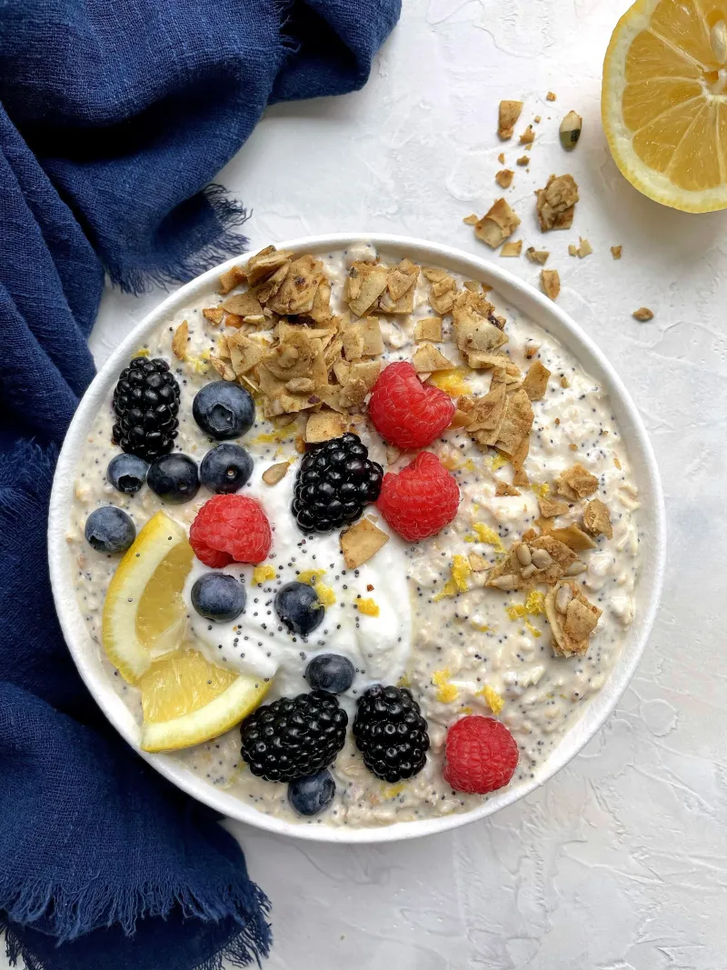 Lemon and Poppy Seed Yoghurt Bowl